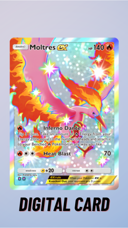 Moltres EX Shiny Eevee Grove Pokemon TCG Pocket 2 Star ⭐⭐ (English) - Image 1