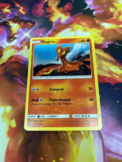 Slugma 43/214 Sm-Lost Thunder Regular NM-Mint Pokemon TCG - Image 1