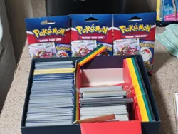 Pokemon Lot Reverse Holo And None Holo Pokemon Mini Folder 3 Packs Garage Find - Image 1