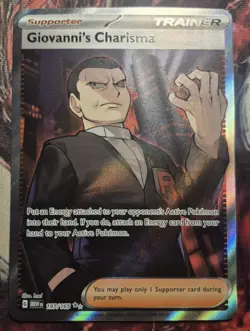 Giovanni's Charisma SR 197/165 Pokemon Scarlet & Violet 151 Ultra Rare NM - Image 1