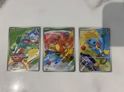 Pokemon Bulbasaur Charmander Squirtle MEP 037 038 039 First Partner Promo Gen 1 - Image 1