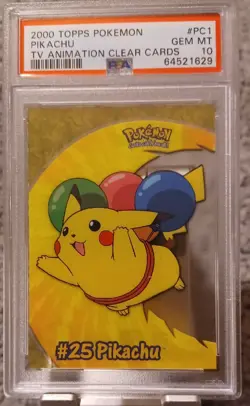 2000 Tops Pokemon Pikachu CGC GEM MINT 10 - Image 1