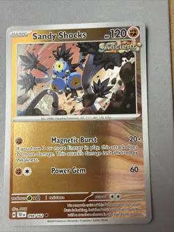 Pokemon TCG * SV Temporal Force * 98/162 Sandy Shocks REVERSE HOLO Uncommon - Image 1