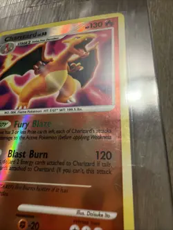2007 Pokemon Diamond & Pearl Secret Wonders 3 Charizard-Reverse Holo - Image 3