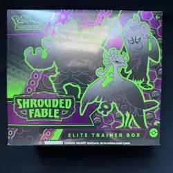 Pokemon - Shrouded Fable ETB Elite Trainer Box - Sealed - Small Tear - Image 1