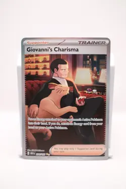 Giovanni's Charisma #204 Pokemon Scarlet & Violet 151 - Image 1