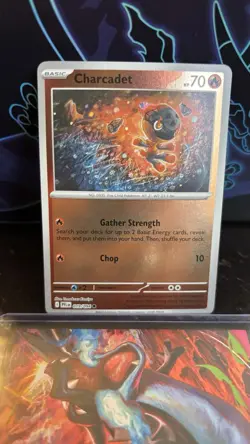 Pokemon TCG Charcadet 019/094 Reverse Holo NM Phantasmal Flames - Image 1