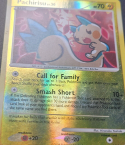 Pachirisu Great Encounters (Reverse Holo) 5/106 - Pokemon TCG 2008 - NM/LP - Image 2