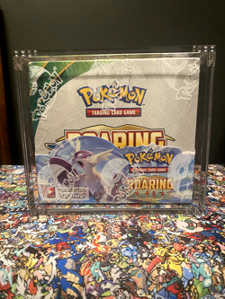 Pokemon XY: ROARING SKIES Sealed Booster Box ENGLISH w/ Acrylic Case - Image 1