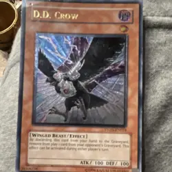 Konami D.D. Crow STON-EN024 Strike of Neos Ultimate Rare 1st Edition - Image 2