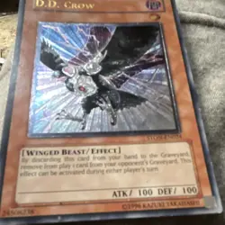 Konami D.D. Crow STON-EN024 Strike of Neos Ultimate Rare 1st Edition - Image 3