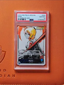 Alternate Art Nami One Piece 2023 Pillars of Strength OP03-040 L English PSA 10 - Image 2