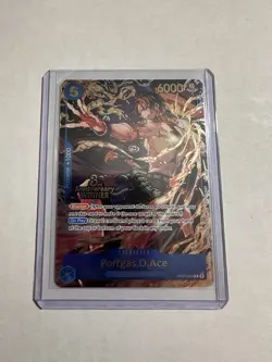 Portgas.D.Ace OP07-053 3rd Anniversary Winner One Piece Card OP14-111 Perona Alt - Image 3