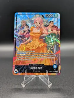 One Piece TCG Rebecca Leader Alt Art OP15-039 English M/NM - Image 1