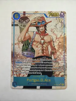 One Piece TCG Portgas D. Ace OP13‑119 Alt Art SEC Carrying on His Will - Image 1
