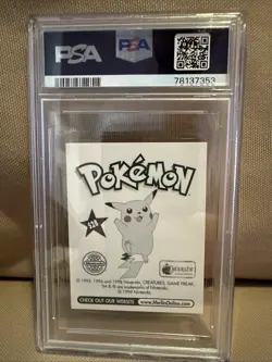 1999 Merlin Pokemon Misty Prism PSA 10 - Image 2