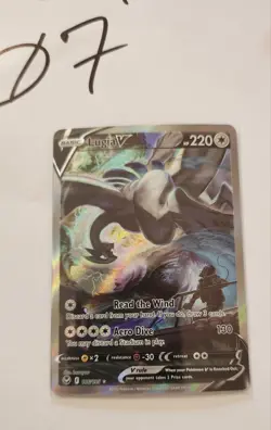 Pokemon TCG Lugia v Alt Art Silver Tempest Card 186/195 Near Mint/Mint Condition - Image 2