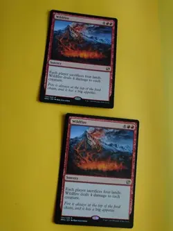 Wildfire x2 MM2 Sorcery rare Magic the Gathering Card. - Image 1