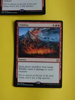 Wildfire x2 MM2 Sorcery rare Magic the Gathering Card. - Image 3