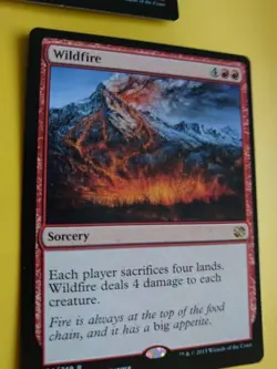 Wildfire x2 MM2 Sorcery rare Magic the Gathering Card. - Image 5