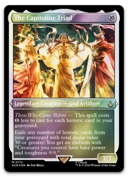 The Capitoline Triad (Foil Etched) #172 (NM) Assassin's Creed ACR Magic MTG - Image 1