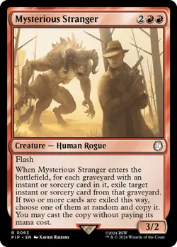 MTG Mysterious Stranger - Fallout Commander #063 - Image 1