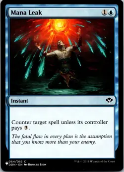 Magic: The Gathering Instant Mana Leak Mana Leak Common Regular - Image 1