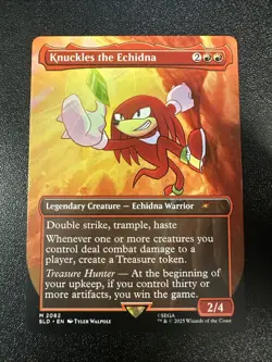 Knuckles the Echidna Secret Lair Drop Regular NM JL - Image 1
