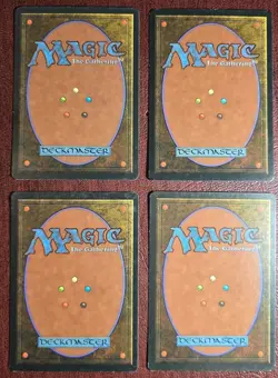 (4x) Ashes to Ashes - MtG 4th Edition - Uncommon NM 1995 - Image 2