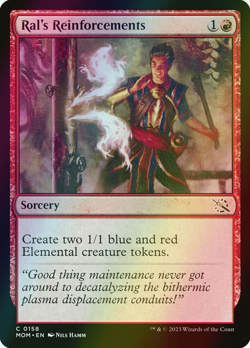 MTG Ral's Reinforcements Foil ** March of the Machine ** English (NM) - Image 1
