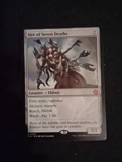Magic The Gathering; Foundations #0001 Sire Of Seven Deaths - Image 1