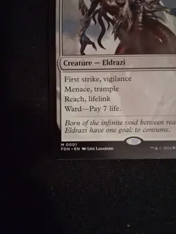 Magic The Gathering; Foundations #0001 Sire Of Seven Deaths - Image 3
