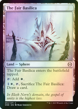 MTG The Fair Basilica Foil ** Phyrexia: All Will Be One ** English (NM) - Image 1