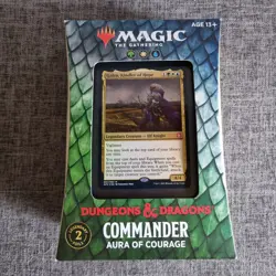 Magic: The Gathering : D&D Aura of Courage Commander Deck - New & Sealed - Image 2