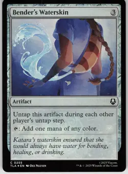 MTG Bender's Waterskin Foil NM Avatar: The Last Airbender Magic 255 - Image 1
