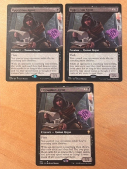 MTG Magic the Gathering 1x Opposition Agent Extended Art Commander Legends NM - Image 1