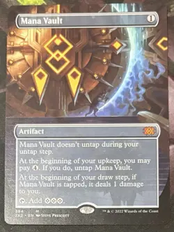 Mana Vault (Borderless) - Double Masters 2022 (2x2) - Image 1