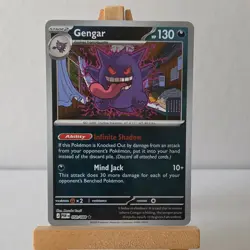 Pokemon Gengar 050/088 POR Ability Mind Jack Foil & reverse foil 2 card lot - Image 2