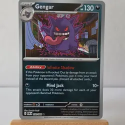 Pokemon Gengar 050/088 POR Ability Mind Jack Foil & reverse foil 2 card lot - Image 3