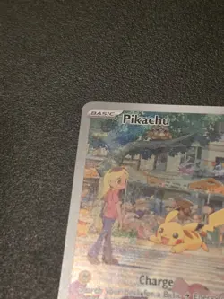 Pikachu 173/165 Scarlet & Violet 151 Illustration Rare Holo Pokemon Card English - Image 3