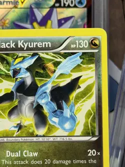 Pokemon TCG Black Kyurem Boundaries Crossed 100/149 Cracked Ice Holo - Image 4