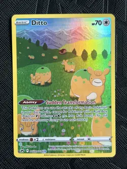 Pokemon TCG Ditto GG22/GG70 Crown Zenith Galarian Gallery (English) - NM - Image 3