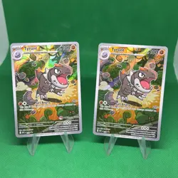 Pokemon Tyrunt Pokemon Center Stamp Black Star Promo & Regular NM - Image 1