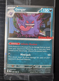 Pokemon TCG Gengar 050/088 Stamped Gamestop Promo Card In Package. One Swirl. - Image 1