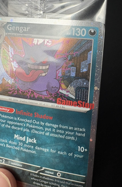 Pokemon TCG Gengar 050/088 Stamped Gamestop Promo Card In Package. One Swirl. - Image 4