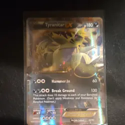 Pokemon Tyranitar EX Full Art Ultra Rare Holo XY Ancient Origins 42/98 Card - Image 3