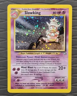 Slowking 14/111 Holo WOTC Neo Genesis Pokemon Card VLP - Image 1