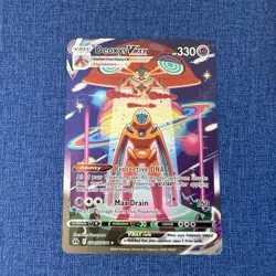 2023 Pokemon SWSH Crown Zenith Deoxys VMAX Galarian Gallery #GG45/GG70 NM - Image 1