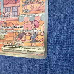 Mew ex SVP 053 Pokemon TCG Scarlet Violet 151 Black Star Promo Full Art Card LP - Image 5