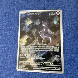 Pokemon TCG Mewtwo 52 Black Star Promo Scarlet & Violet 151 MP - Image 1